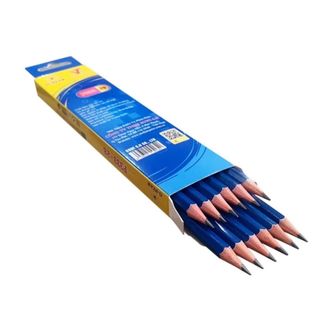 LEAFBOOK Hộp 12 Cây Bút Chì Gỗ G-Star P333 (2B/3B/4B/5B/6B) – Chì Đậm Đều, Dễ Chuốt, Không Gãy Vụn, Chính Hãng