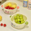 SET 2 CHẬU / RỔ NHỰA ĐA NĂNG SWEET CAT – CÓ LỖ THOÁT NƯỚC