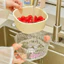 SET 2 CHẬU / RỔ NHỰA ĐA NĂNG SWEET CAT – CÓ LỖ THOÁT NƯỚC