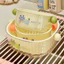 SET 2 CHẬU / RỔ NHỰA ĐA NĂNG SWEET CAT – CÓ LỖ THOÁT NƯỚC