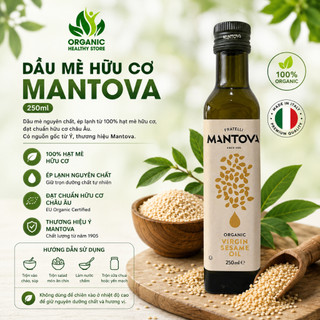Dầu Mè Hữu Cơ Mantova Organic  Sesame Oil 250ml