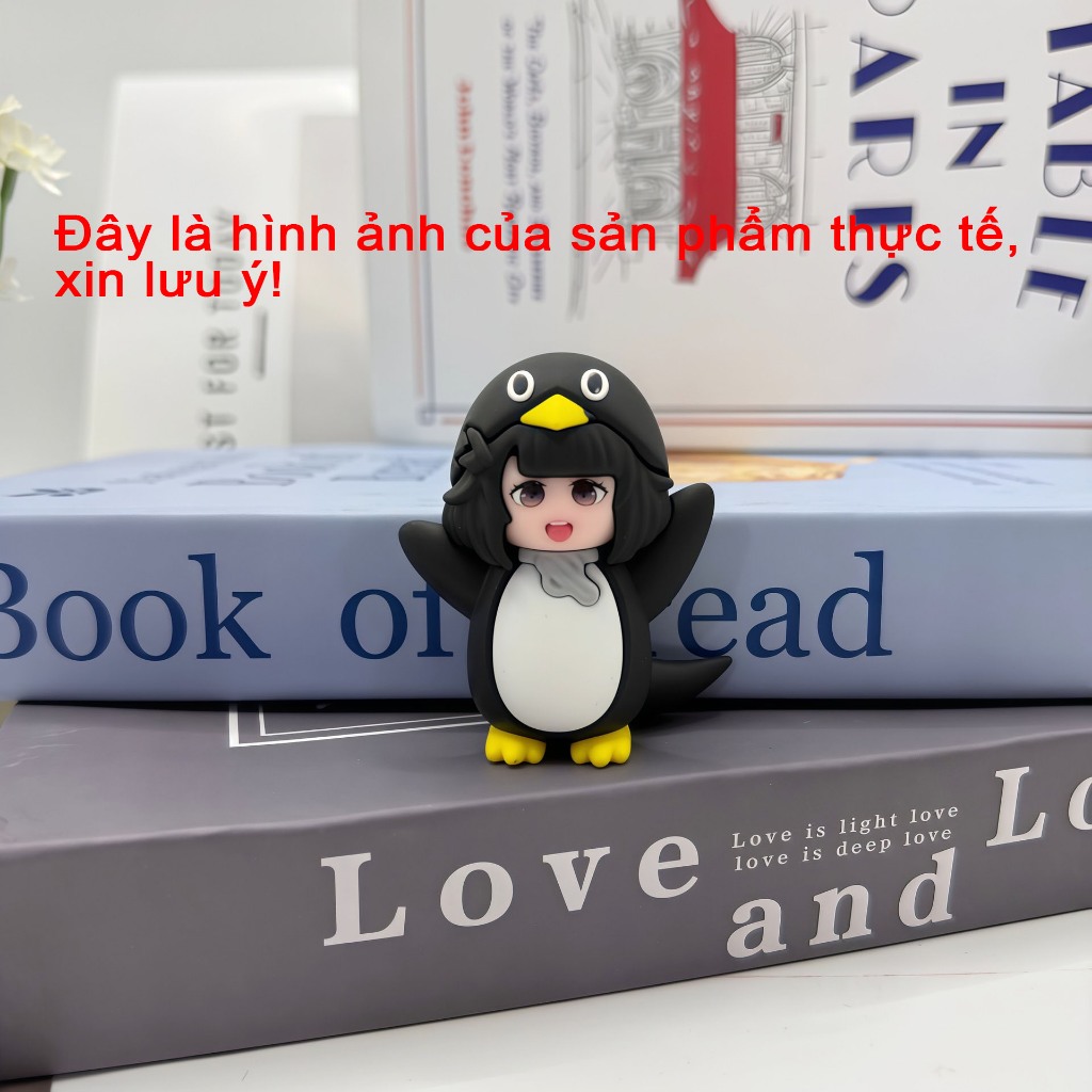 [Giao nhanh] Tượng chim cánh cụt Arknights End - Đồ trang trí phiên bản Q dễ thương