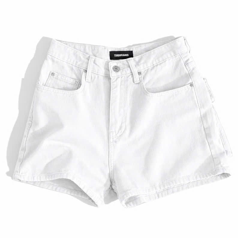 THBBRAND - Quần short trên gối “THBB BASIC KHAKI JEANS” - [form trên gối]/ BE | BigBuy360 - bigbuy360.vn