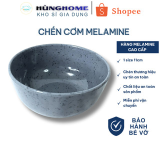 Bộ 10 chén nhựa melamine cao cấp, chén ăn cơm nhựa nhiều màu, an toàn thực phẩm