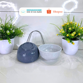 Bộ 10 chén nhựa melamine cao cấp, chén ăn cơm nhựa nhiều màu, an toàn thực phẩm