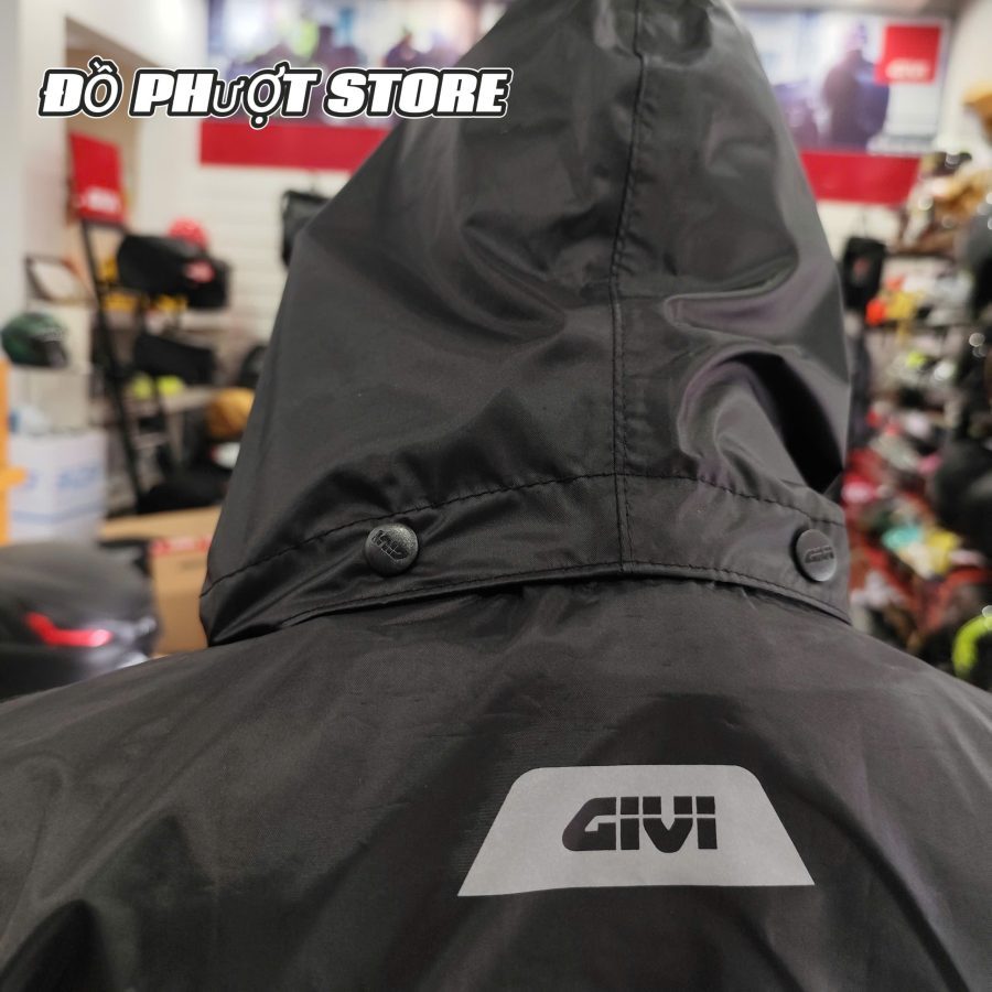 ÁO MƯA BỘ GIVI RRS06.AX CAO CẤP ( S-4XL) - CÓ KÈM MŨ (NÓN) CHÍNH HÃNG