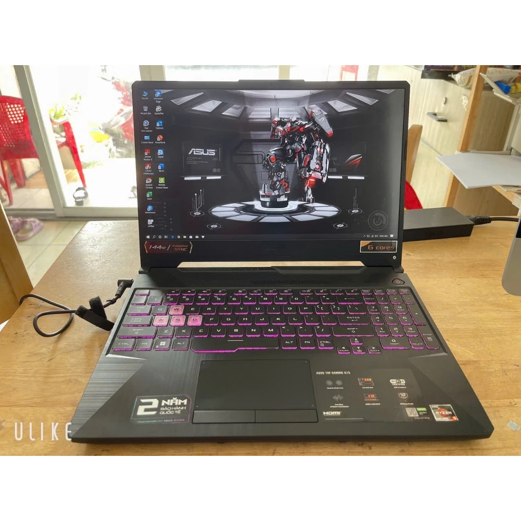 LAPTOP ASUS TUF GAMING FX506 AMD RYZEN 5 4600H RAM 16G SSD 512G 15.6INCH 144HZ RTX 3050