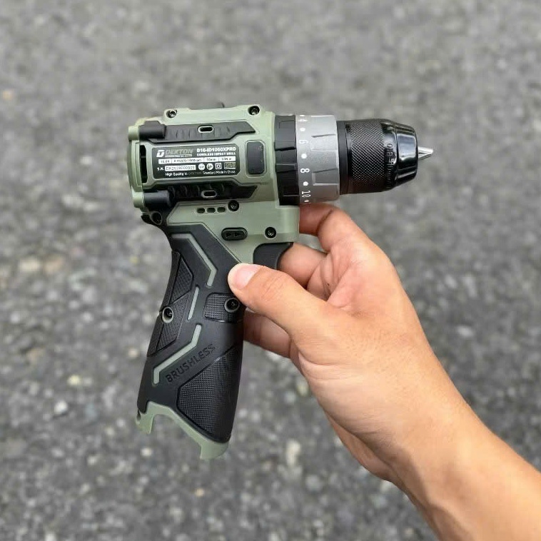 Máy Khoan Pin 16,8V Dekton D16-KB1060PRO 3 Chức Năng - Motor Brushless - Đầu Cặp 10mm Autolock