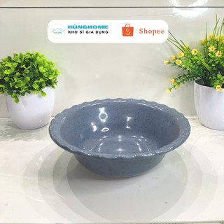Tô Nhựa Phíp Loa Loe – Bát Phíp Đựng Thức Ăn Đủ Size Màu Xanh Đen Trắng Be – Tô 8 Bèo