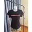 Áo Thun Cộc Tay Cổ Tron Dáng Babytee Ôm eo Tôn Dáng Phối Kẻ Đỏ Ngang Ngực Siêu Đẹp