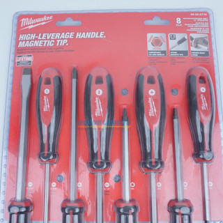 Tua vít Milwaukee 48-22-2718 bộ 8 cây tô vít đủ kích thước, tiện lợi đầy đủ trong một bộ