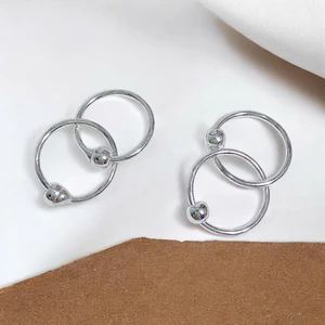 bông tai bi cho bé bạc ta, đeo được cho bé từ ss tới 5-7 tuổi
