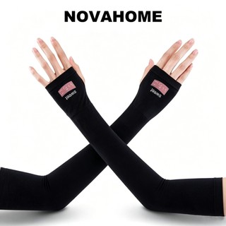 Găng Tay Chống Nắng PRO UPF50+ Cao Cấp Novahome Xỏ Ngón,Không Xỏ Ngón Co Giãn 4