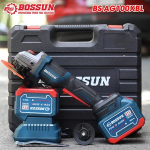 Máy mài cắt điện BOSSUN BS-AG100XBL 100% lõi đồng máy mài máy cắt cầm tay công suất 750W, 3 cấp chỉnh tốc linh hoạt