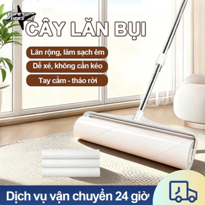 Cây Lăn Bụi Thông Minh Size 24cm, 10cm Làm Sạch Quần Áo, Ga Niệm Đa Năng Có Nắp