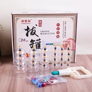 Bộ giác hơi chân không 24 cốc- 12 cốc không dùng lửa - Hỗ Trợ Thư Giãn Cơ Thể, Cải Thiện Lưu Thông