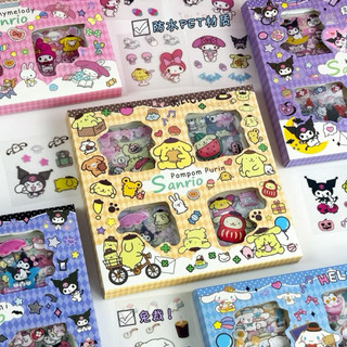 Hộp 100 Tấm Nhãn Dán Sticker, Họa Tiết Hoạt Hình Siêu Dễ Thương, Dán Trang Trí Sách Vở, Đồ Chơi