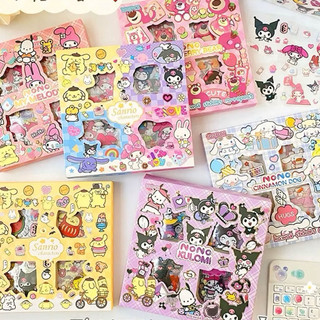 Hộp 100 Tấm Nhãn Dán Sticker, Họa Tiết Hoạt Hình Siêu Dễ Thương, Dán Trang Trí Sách Vở, Đồ Chơi
