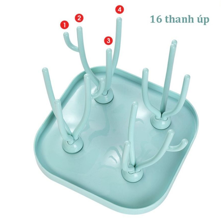 Khay Úp Bình Sữa, Núm Ti Cho Bé DouDou Chất Liệu Nhựa PP Khay Kệ Để Đồ An Toàn, Tiện Lợi A43