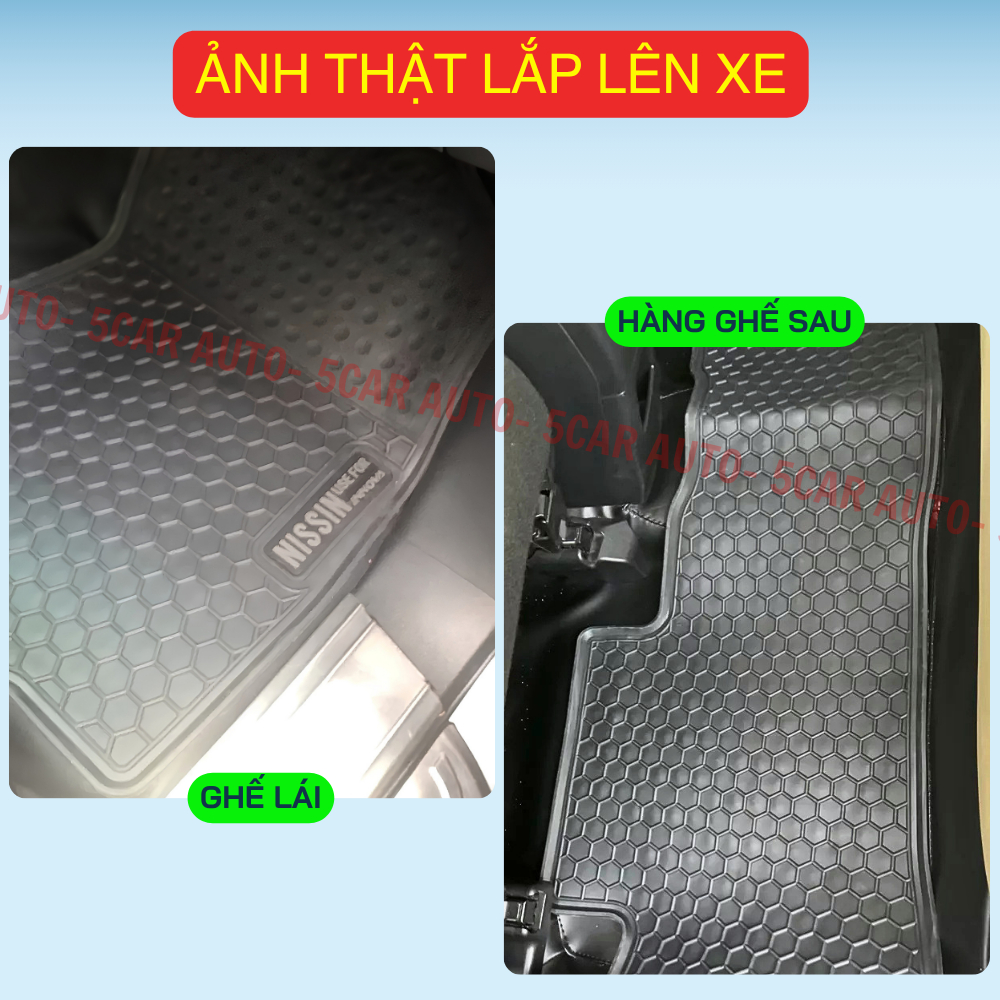 Thảm Lót Sàn Cao Su Xe TOYOTA INNOVA 2017- 2022 - Cao su đúc Không Mùi , Vừa Khít Form Xe- Chống Nước, Dễ Dàng Lắp Đặt