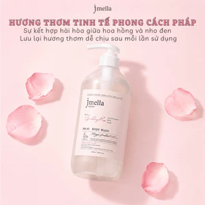JMELLA - Sữa Tắm Hương Hoa Hồng Sparkling Rose No.05 - Dưỡng Ẩm, Dịu nhẹ, Lưu Hương