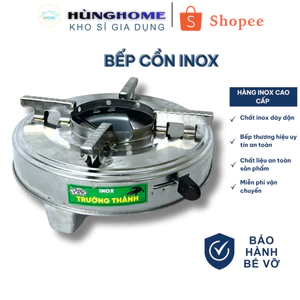 Combo 10 Bếp cồn inox Trường Thành bếp lẩu cồn tròn mini - { HỎA TỐC } - Hunghome