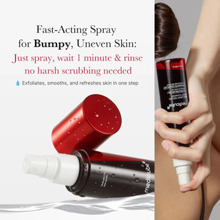Xịt tẩy da chết cơ thể Medicube Red Acne Body Peeling Shot 110g/hỗ trợ giảm mụn lưng/mụn cơ thể
