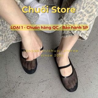 Giày bệt nữ da PU tổng hợp dệt vải đế cao su phong cách hàn quốc thoải mái dễ mang