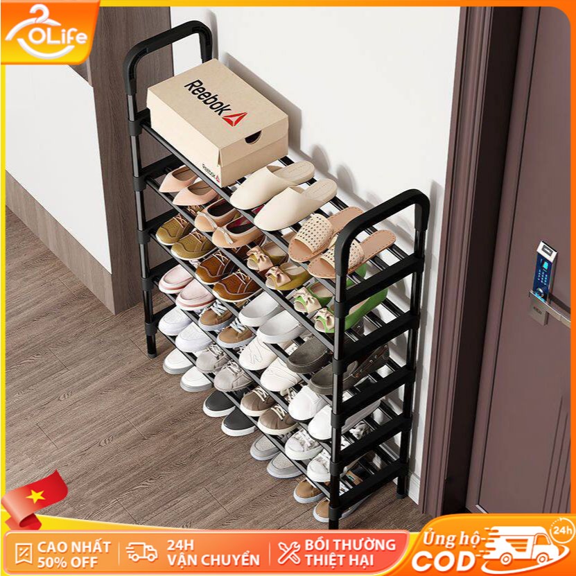 𝐎𝐥𝐢𝐟𝐞 Kệ Giày Dép Đa Năng Kệ Đựng Giày Dép Dễ Dàng Cài Đặt Vk Kệ Để Giày Dép Đen/Xanh/Vàng/Cam