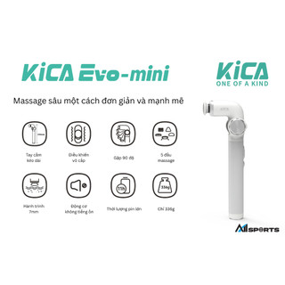KICA EVO MINI FOLDABLE MASSAGE DEVICE - SÚNG MASSAGE KICA EVO MINI TAY CẦM GẬP