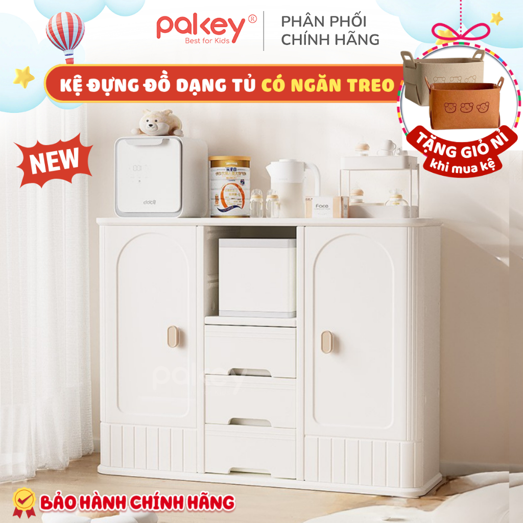 [NEW] Kệ Đựng Đồ 2IN1 Có Ngăn Treo Tiện Lợi, Kệ Tủ Đa Năng Có Tấm Hậu Khép Kín Ngăn Bụi Bẩn, Côn Trùng Tải Trọng Lớn