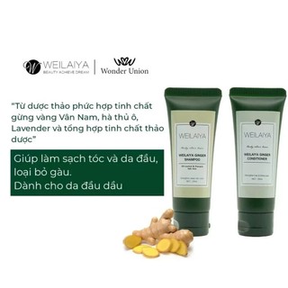 Gội Xả Weilaiya Mini Dầu Gội Gừng Weilaiya Mini Mang Đi Du Lịch Tiện Lợi - Skinora Beauty
