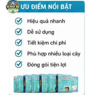 COMBO 10 GÓI ATOMIX X 10ML – PHA TỚI 250 LÍT – KÍCH CHỒI, BUNG ĐỌT MẠNH, RA RỄ NHANH