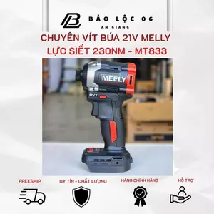 Chuyên Vít Búa MEELY MT833 – Pin 21V - Lực siết 230Nm, Động Cơ Không Chổi Than, Lực Siết Mạnh Mẽ