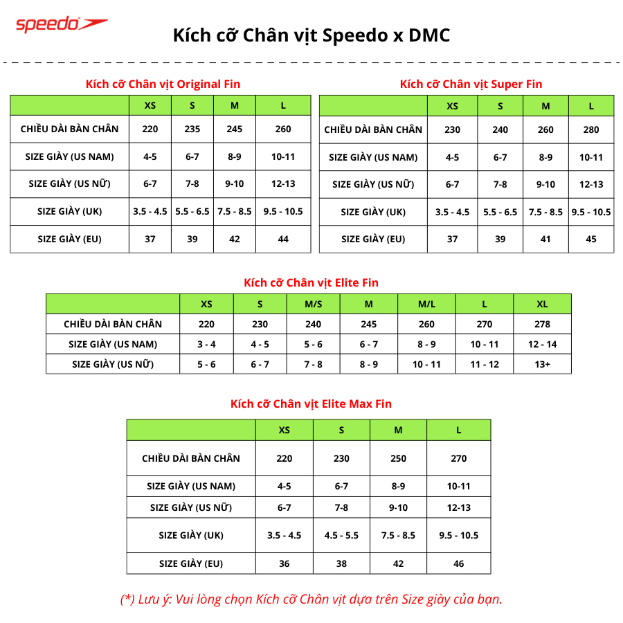 Chân Vịt Speedo Dmc Elite - 8-00536200008 LS200 | BigBuy360 - bigbuy360.vn