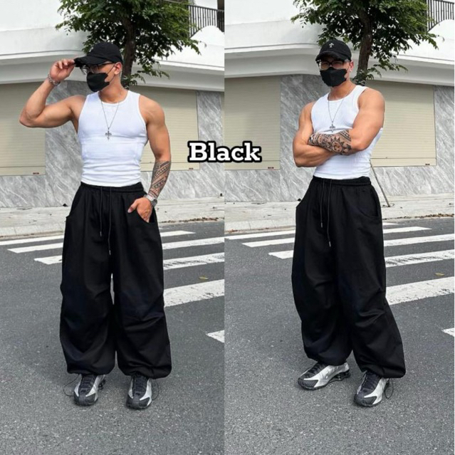 YOBA | Quần Kaki Form Phồng- Kaki Balloon Pants YOBA Ống Siêu Rộng,Camo Pants,Có Bigsize,Dancer,Streetwear,gymer | BigBuy360 - bigbuy360.vn