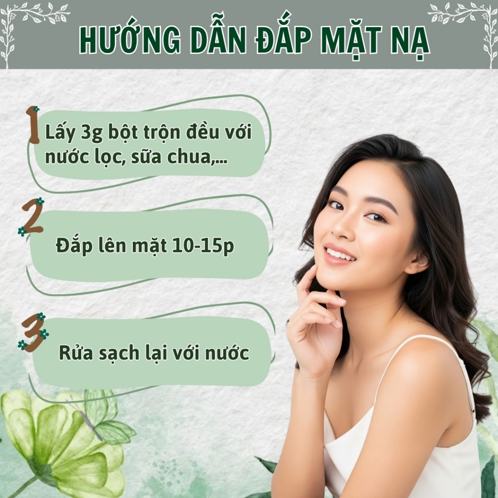Mặt Nạ Bột Tảo Xoắn - Bột Tảo Xoắn Nhật Nguyên Chất Làm Đẹp Da, Chuyên Spa Đắp Mặt, Giữ Ẩm Làn Da