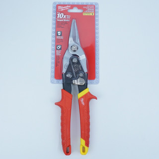 Kìm Cắt Kim Loại Cắt Thẳng Milwaukee 48-22-4530 - Kéo Cắt Tôn Lưỡi Cắt Rèn, Chất Liệu Bền Bỉ Mạ Crom