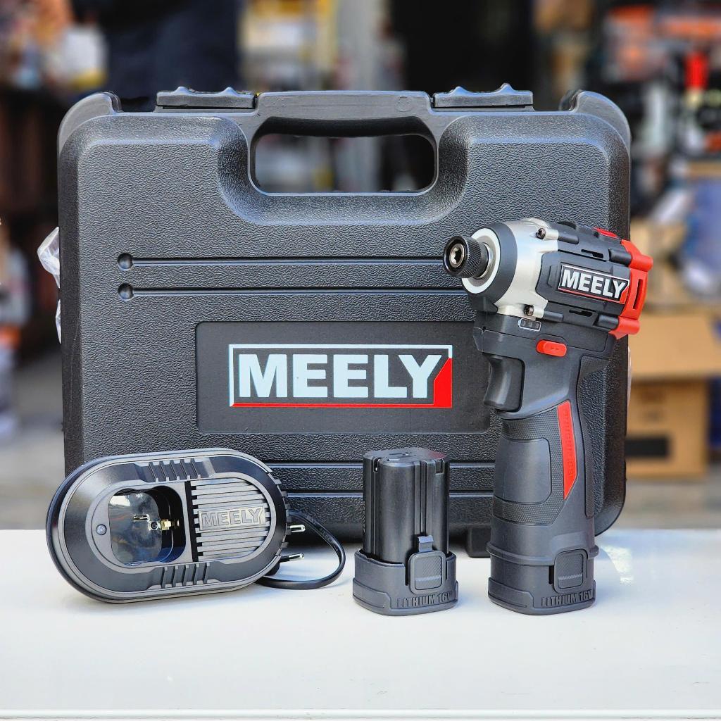 Máy chuyên vít búa MEELY MT853L- Pin Li-Ion 16V, Công Suất 180Nm, Động Cơ Brushless