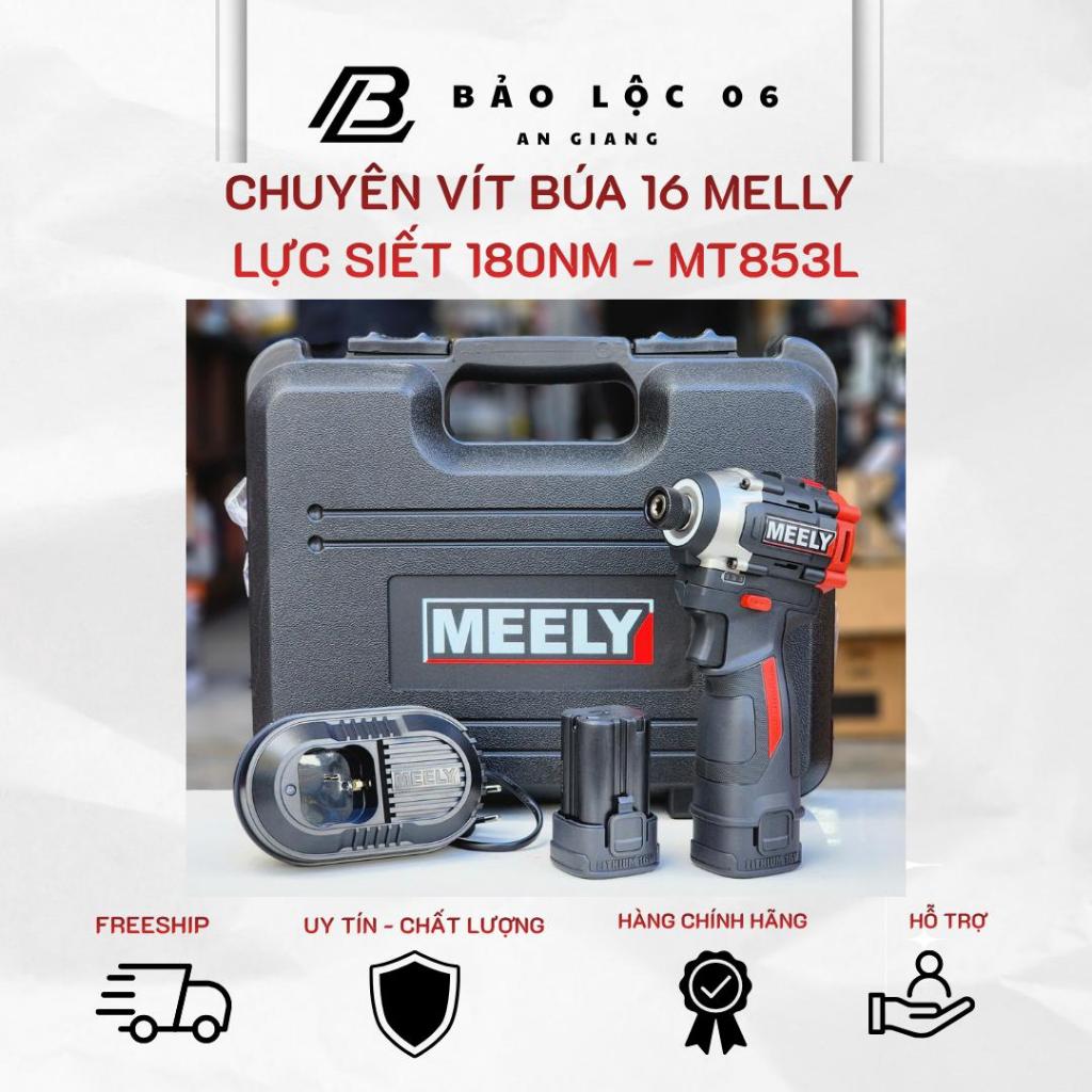 Máy chuyên vít búa MEELY MT853L- Pin Li-Ion 16V, Công Suất 180Nm, Động Cơ Brushless