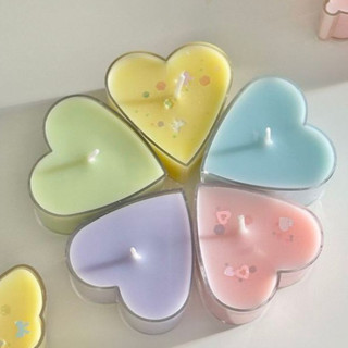 [Set 10] Khuôn Tealight Nhựa Trong Suốt Khuôn Đổ Nến Mini Handmade Candles