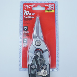 Kìm Cắt Kim Loại Cắt Thẳng Milwaukee 48-22-4530 - Kéo Cắt Tôn Lưỡi Cắt Rèn, Chất Liệu Bền Bỉ Mạ Crom