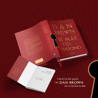 Sách - Bí Mật Tối Thượng - The Secret Of Secrets - Bìa Cứng - Kèm Chữ Ký In Của Dan Brown (Chỉ Có Tại Bản In Đầu)