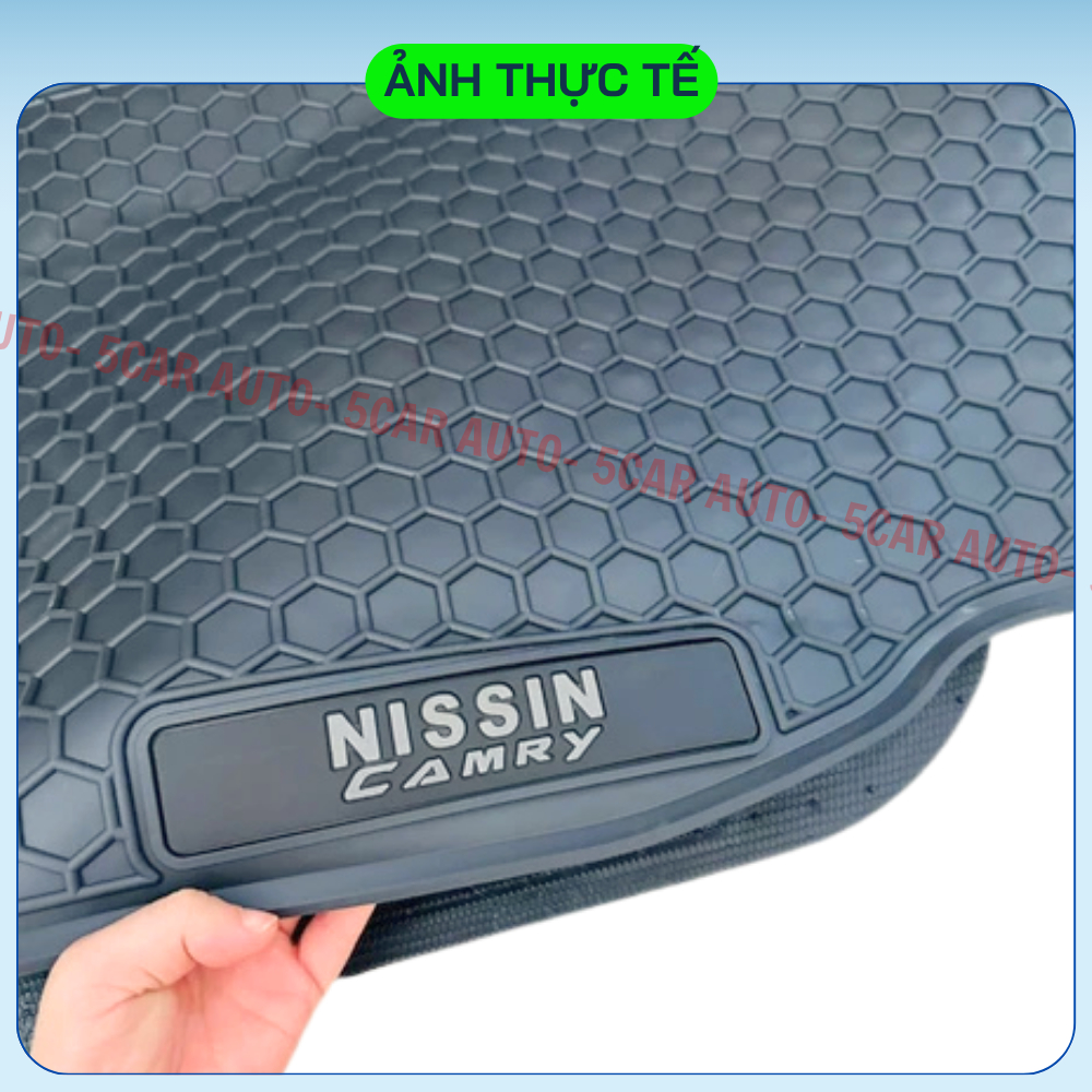 Thảm Lót Sàn Cao Su Xe TOYOTA CAMRY 2019-NAY NISSIN- Cao su đúc Không Mùi , Vừa Khít Form Xe- Chống Nước, Dễ Lắp Đặt