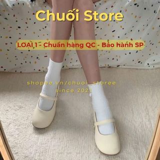 Giày lolita nữ da PU tổng hợp dệt vải đế cao su nữ tính năng động nhẹ nhàng tinh tế