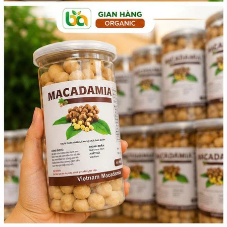 Nhân Macca Nguyên Hạt Loại Đẹp Bảo An Healthy 250g 500g 1kg - Hạt Macca Tách Vỏ Ăn Liền Giàu Dinh Dưỡng
