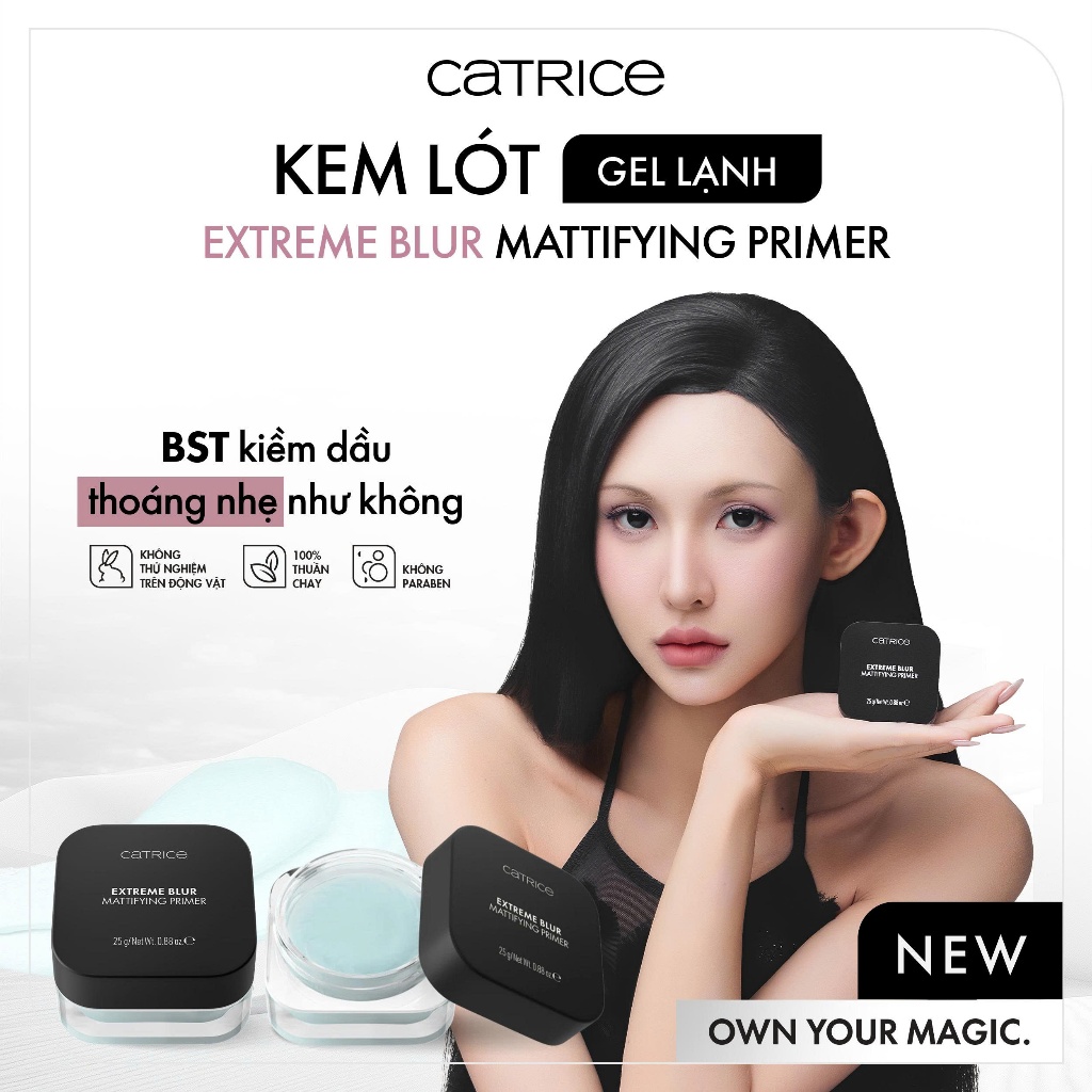 [Hàng Mới Về] Kem lót gel lạnh Catrice Extreme Blur Mattifying Primer 25g