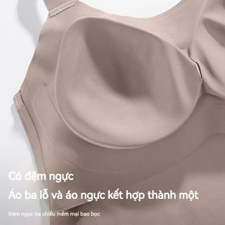 Áo Ba Lỗ Che Ngực Không Dây Xương - Dành Cho Size Lớn - Che Phần Hông Nách - Mặc Thay Áo Lót