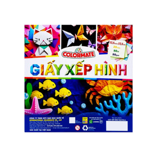 Giấy Xếp Hình Thủ Công Origami 10x10cm - Colormate