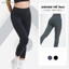 Quần Legging Lửng Nữ Tập Gym Yoga ICADO QL1 Quần Legging Cạp Cao Co Giãn 4 Chiều Thế Giới Đồ Tập